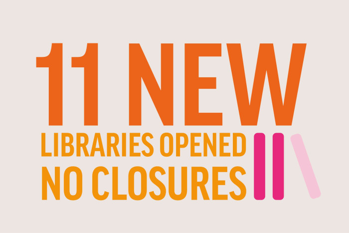11 new libraries opened