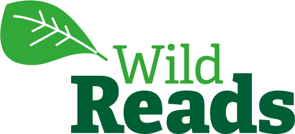 The Wild Reads logo with a leaf.