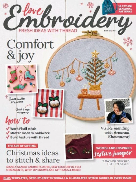 Love Embroidery craft magazine