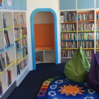 The children's area at Bungay Community Library