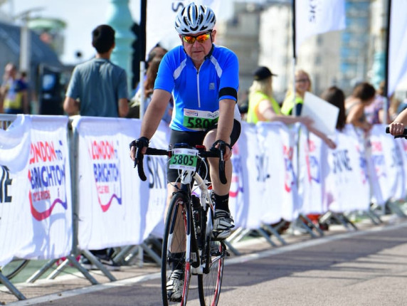 Bill Money, one of our fundraisers for the London to Brighton cycle challenge.